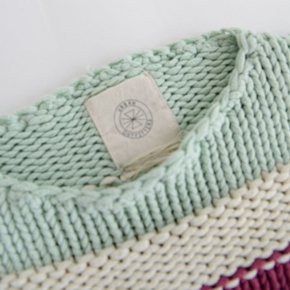 Urban Outfitters Crewneck Chunky Knit Striped Sweater - Picture 4 of 6